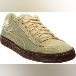 Puma Men's Yellow Mellow and Dark Brown Sneakers